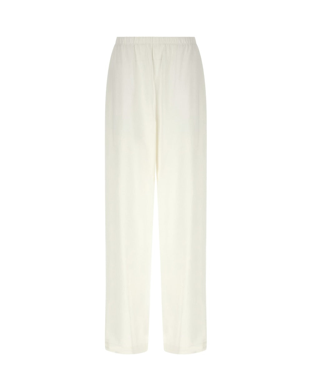 Max Mara White Linen Casual Pants