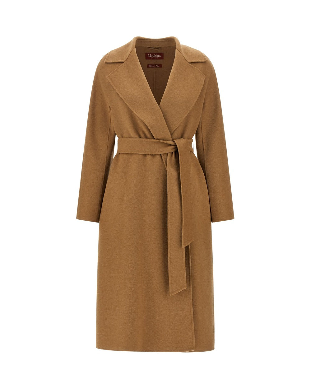 Max Mara Beige Virgin Wool Coat