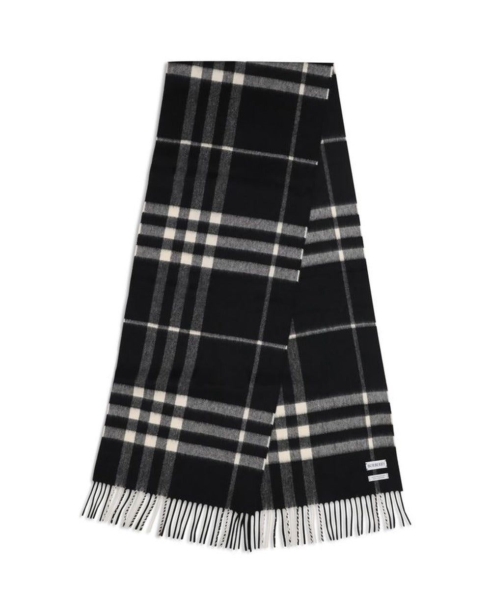 Burberry Black Cashmere Scarf