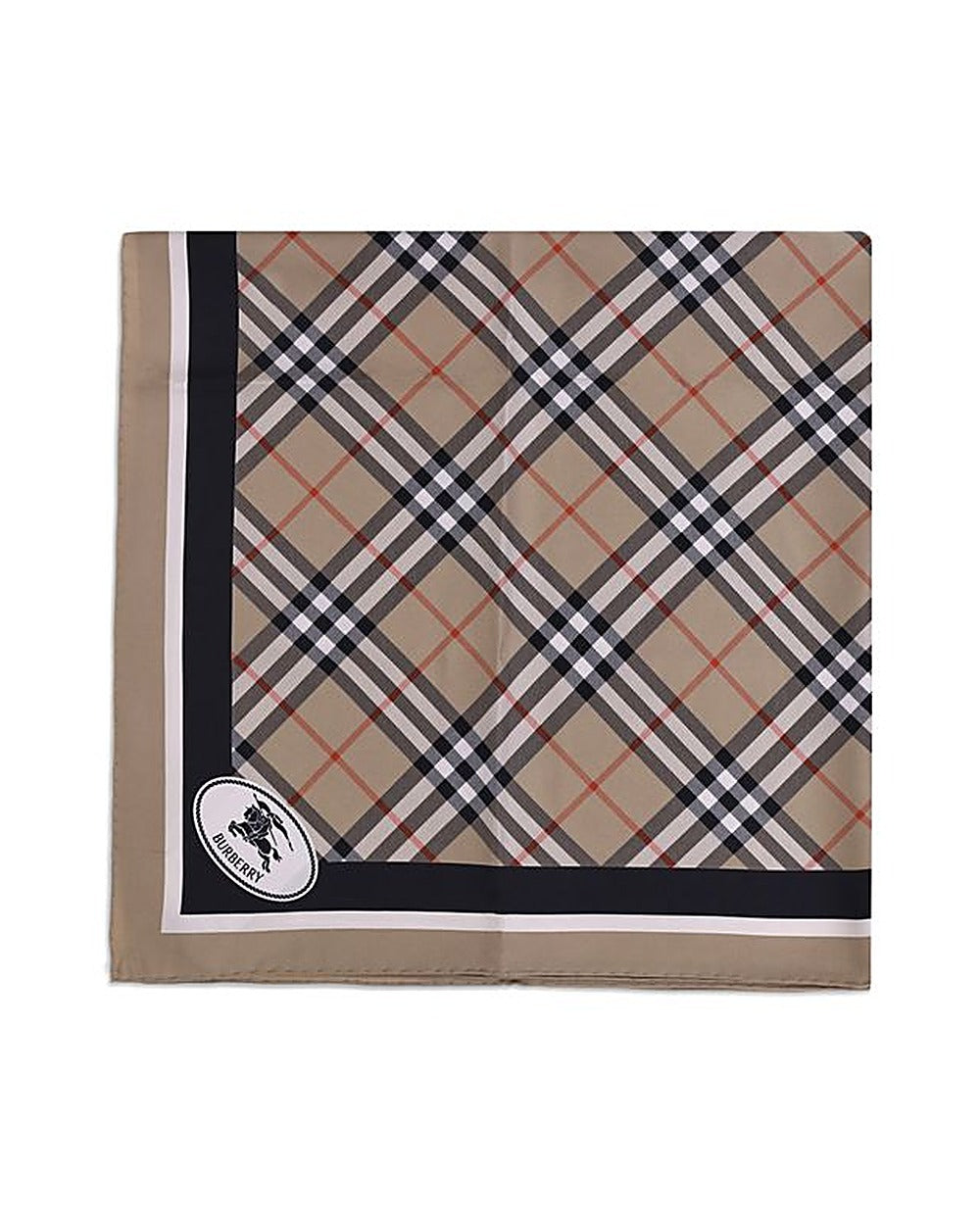 Burberry Beige Silk Scarf