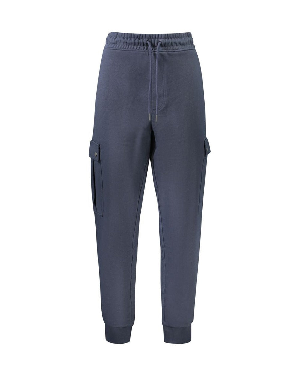 Hugo Boss Blue Cotton Men's Trouser