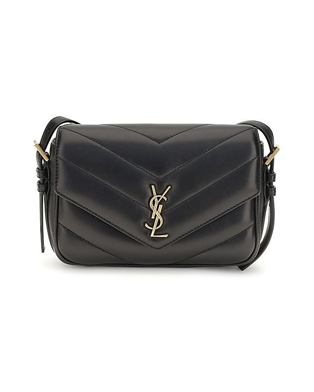 Saint Laurent Black Lamb Ovis Aries Shoulder Bag