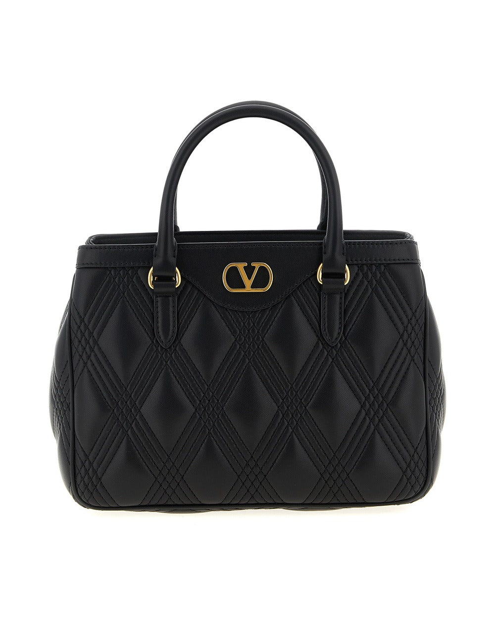 Valentino Garavani Black Lamb Leather Handbag