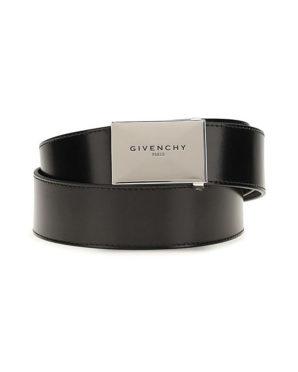 Givenchy Black Calf Leather Bos Taurus Regular Belt