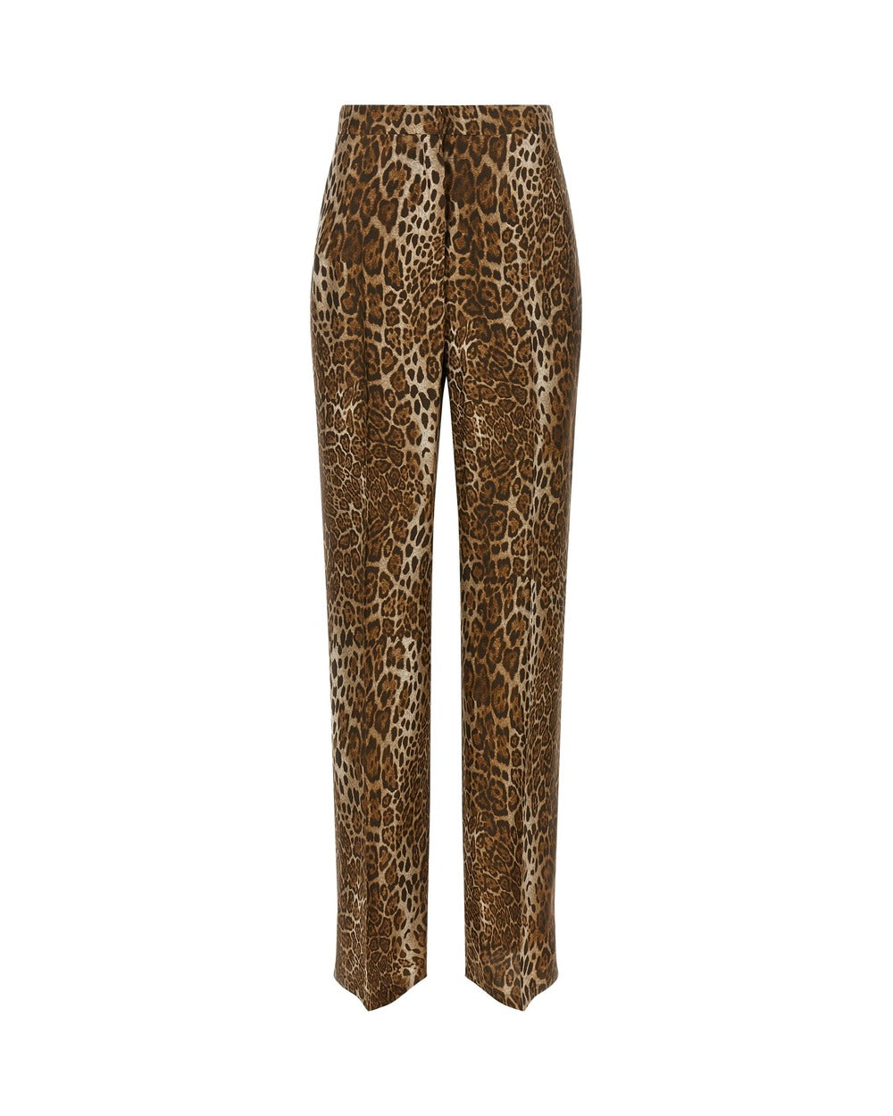 Max Mara Brown Silk Casual Pants