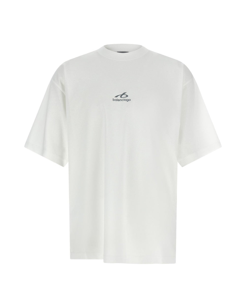 Balenciaga White Cotton T-Shirt