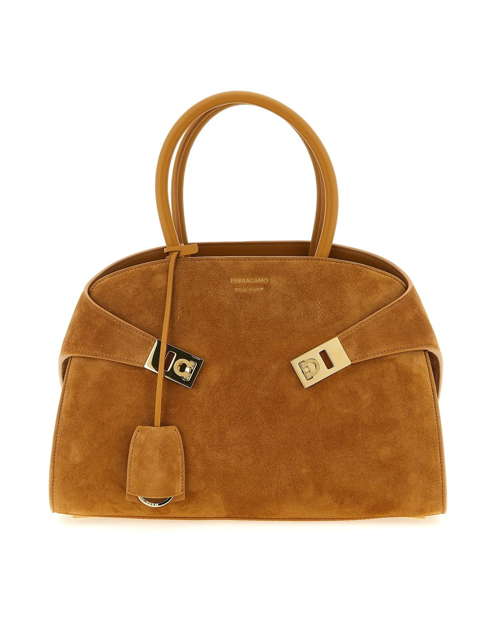 Ferragamo Beige Goatskin Handbag