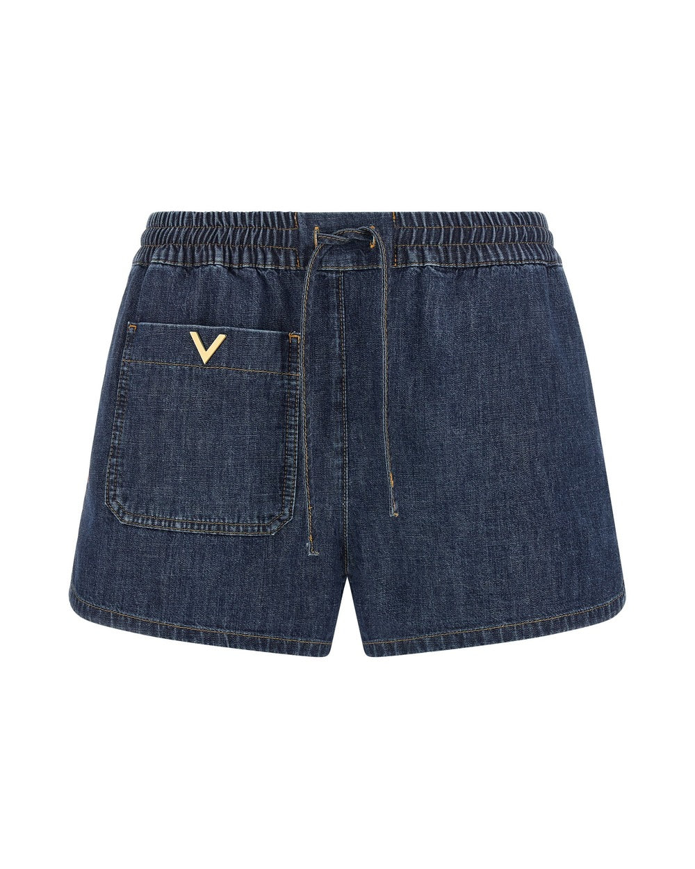 Valentino Garavani Blue Cotton Bermuda Shorts