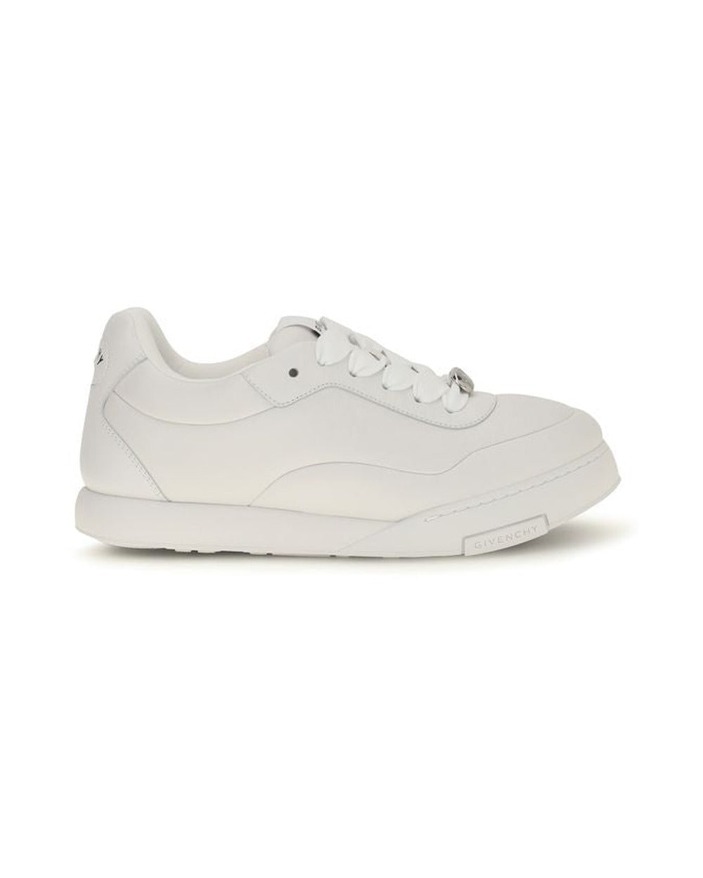 Givenchy White Calf Leather Bos Taurus Sneakers