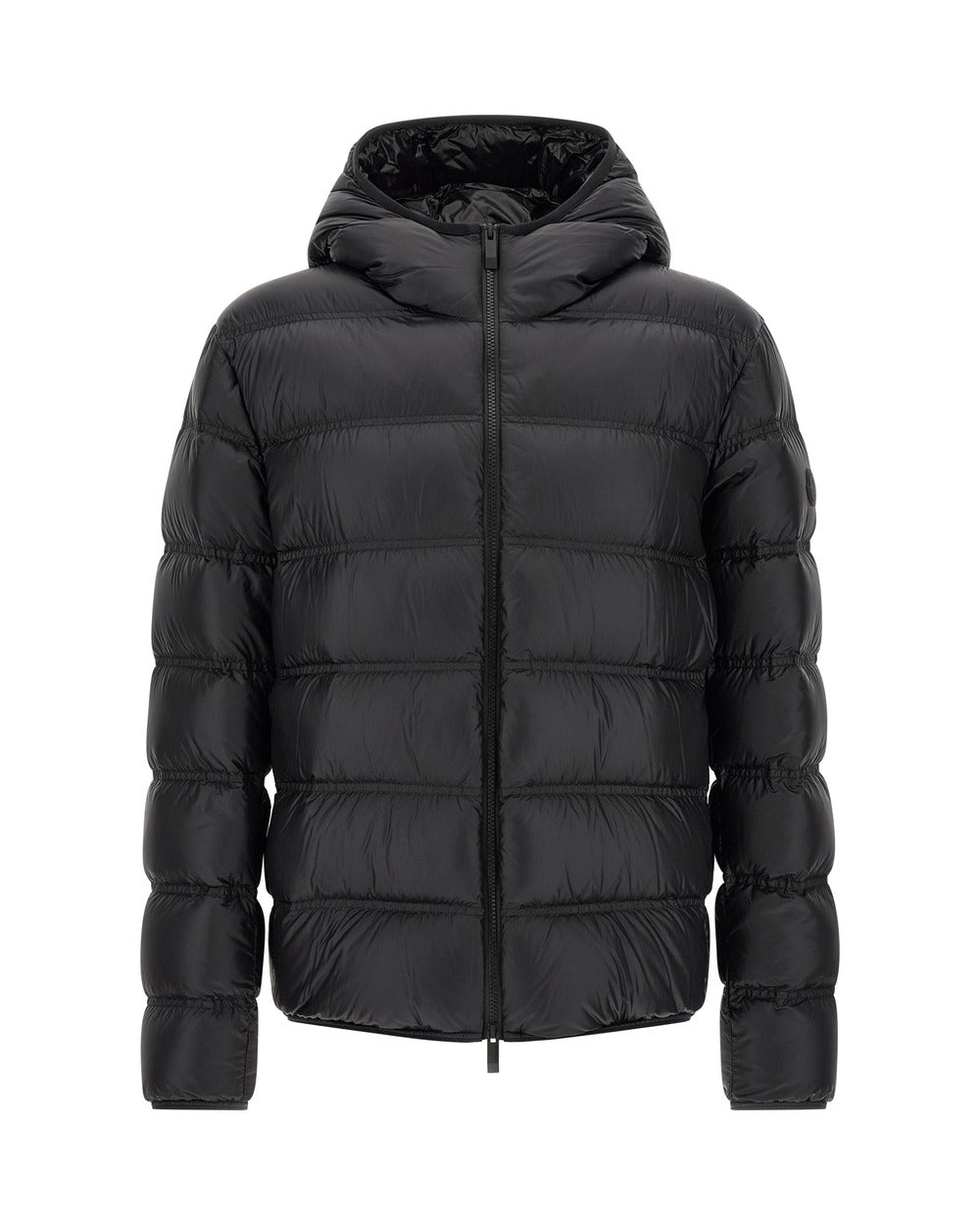 Moncler Black Polyamide Full-Length Jacket
