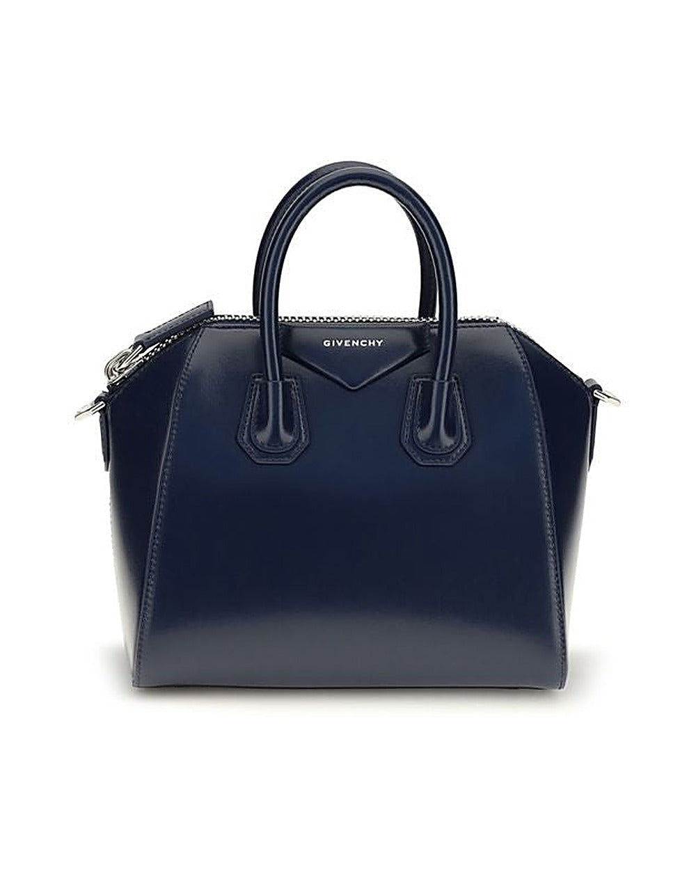 Givenchy Blue Calf Leather Bos Taurus Handbag