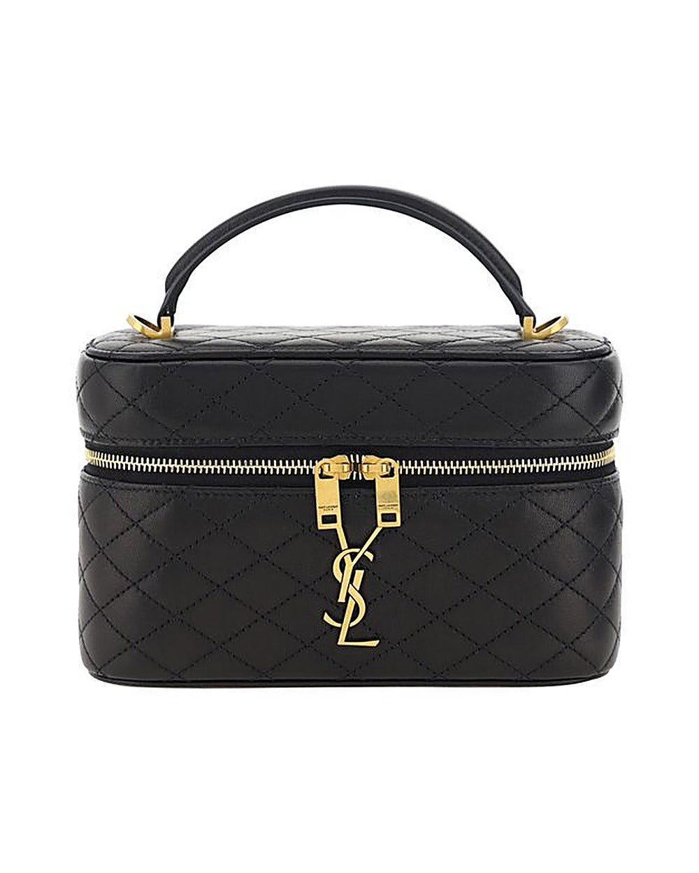Saint Laurent Black Calf Leather Bos Taurus Shoulder Bag