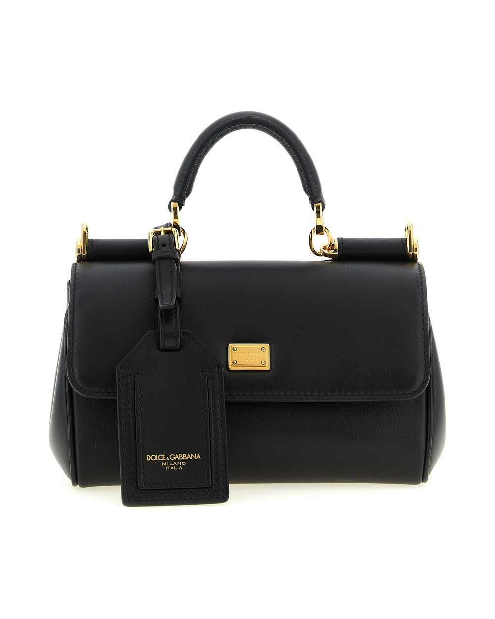 Dolce & Gabbana Black Calfskin Handbag