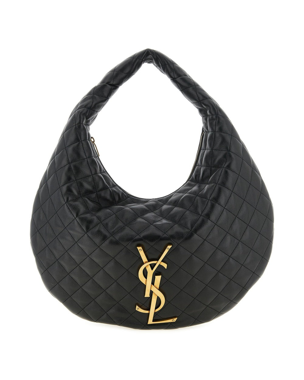 Saint Laurent Black Lamb Leather Shoulder Bag