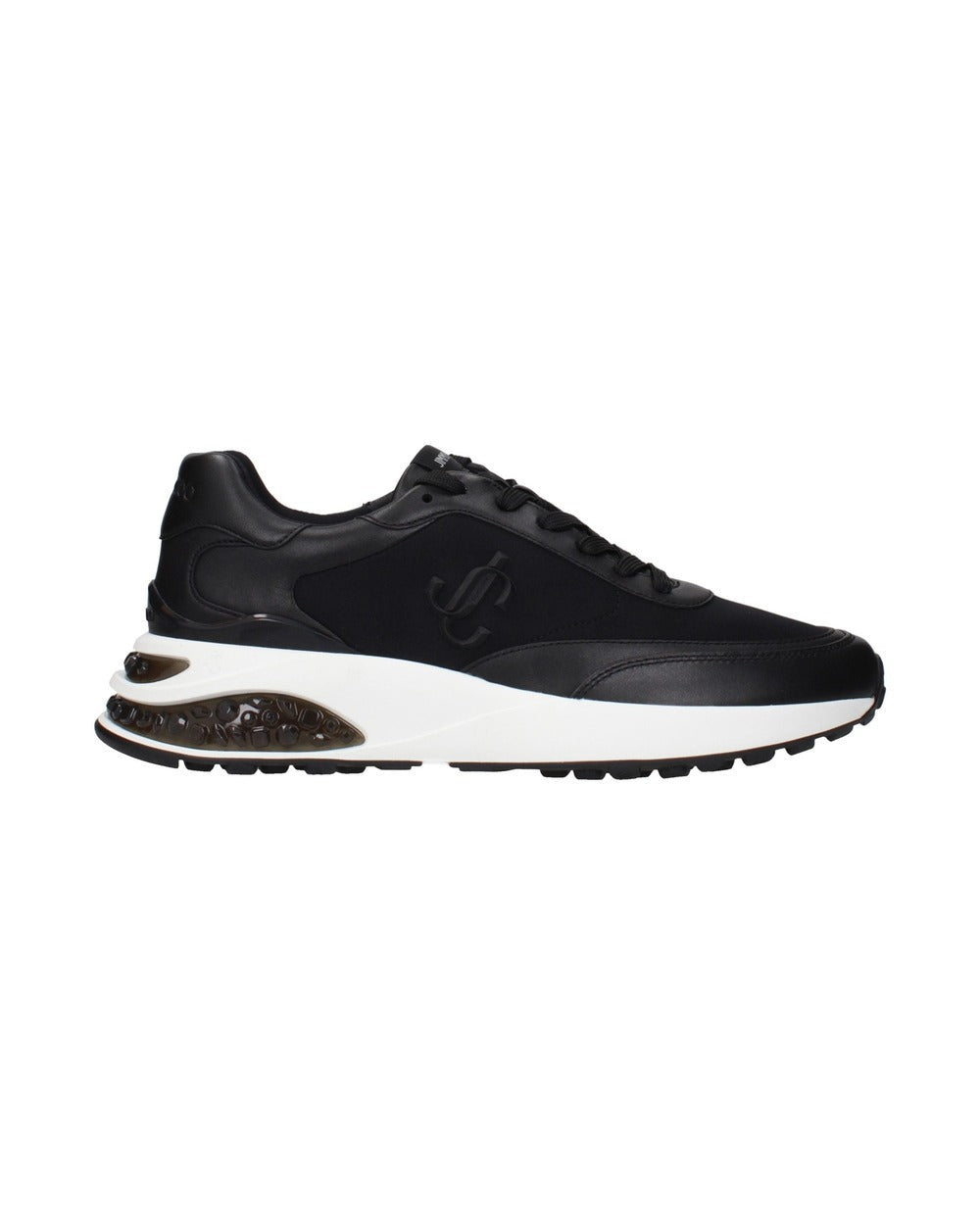 Jimmy Choo Black Fabric Athletic Sneakers