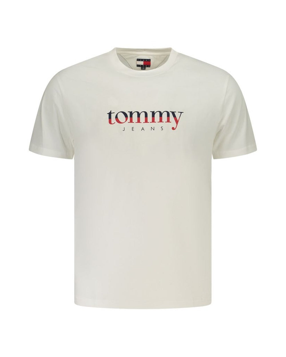 Tommy Hilfiger White Cotton Men's T-Shirt