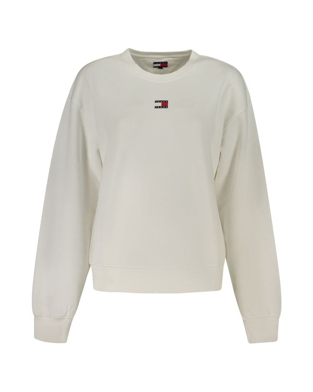 Tommy Hilfiger White Cotton Women Sweatshirt