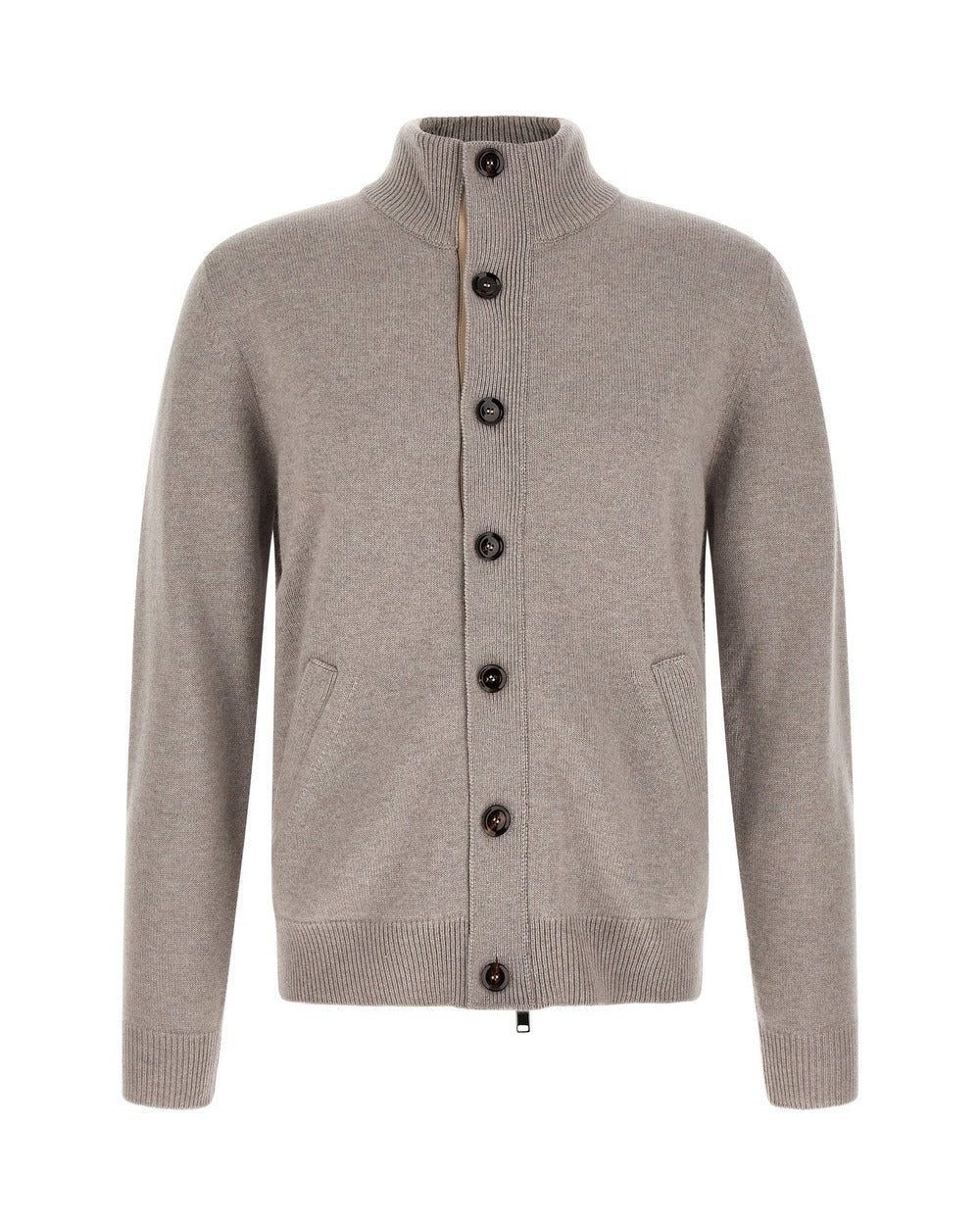 Brioni Beige Cashmere Cardigan