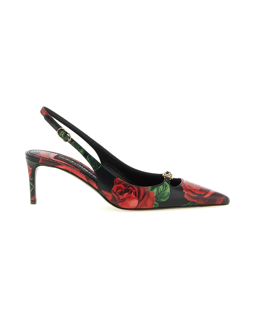 Dolce & Gabbana Multicolor Calfskin Mid Heel Pumps