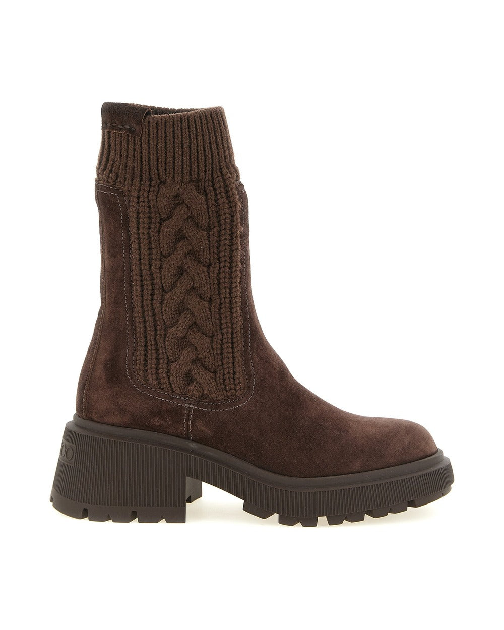 Jimmy Choo Brown Lamb Leather Ankle Boots