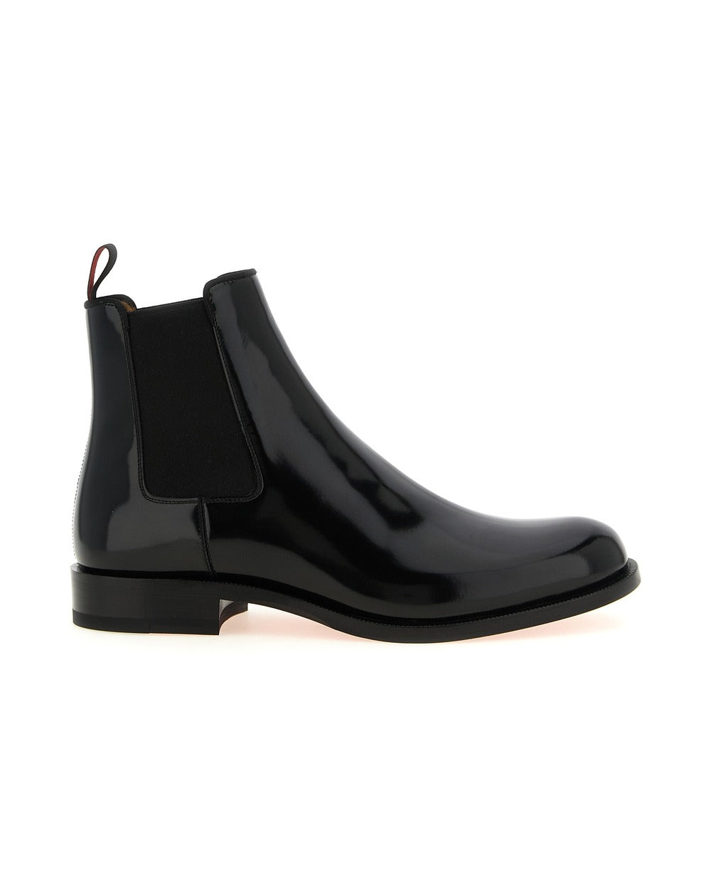 Christian Louboutin Black Calfskin Chelsea Boots