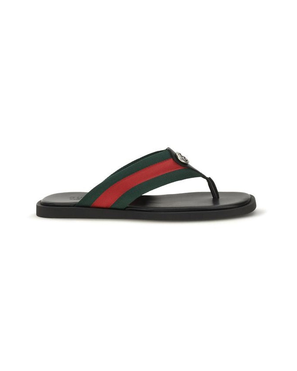 Gucci Black Polyamide Flip-Flop Sandals