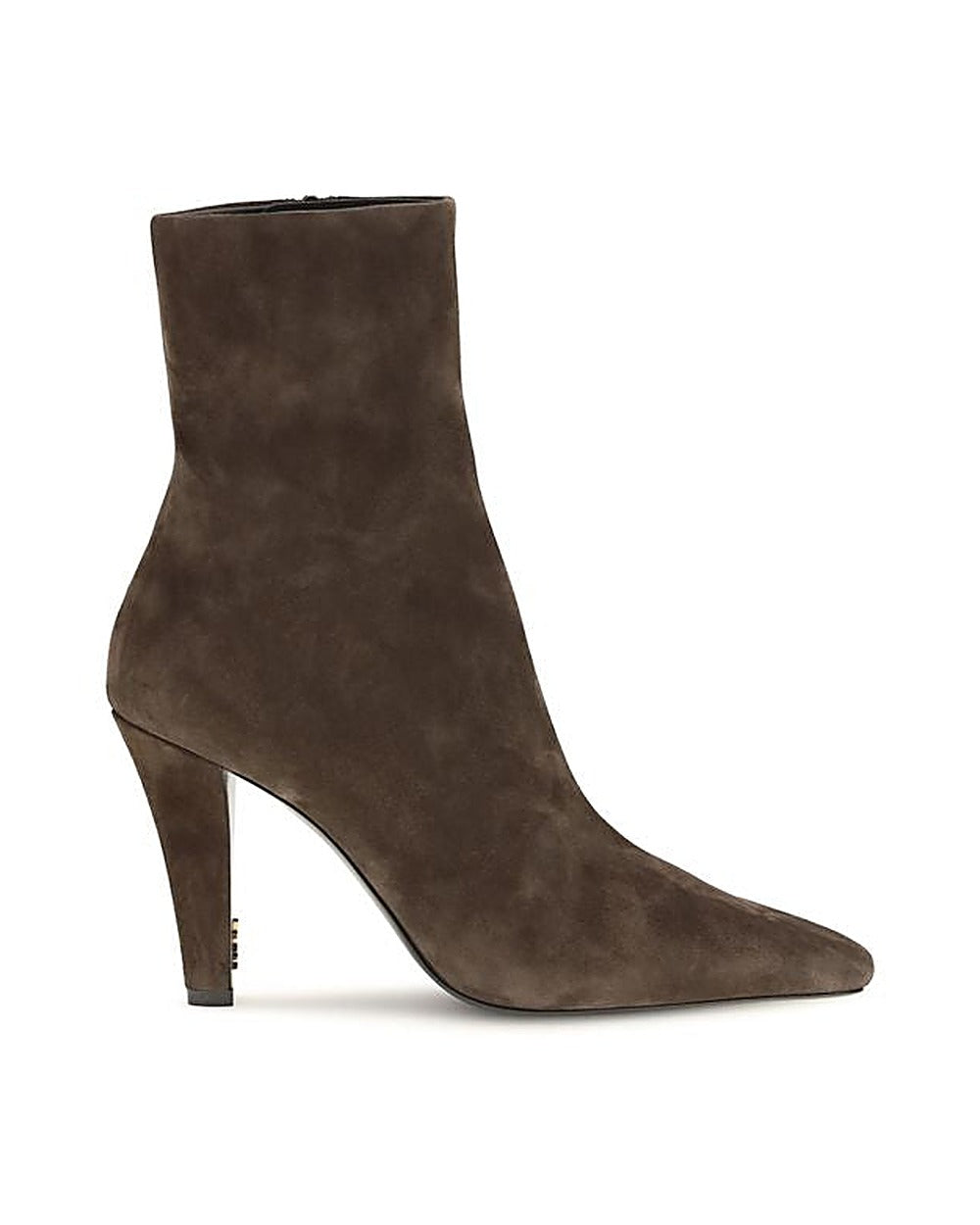 Saint Laurent Brown Calf Leather Bos Taurus Ankle Boots