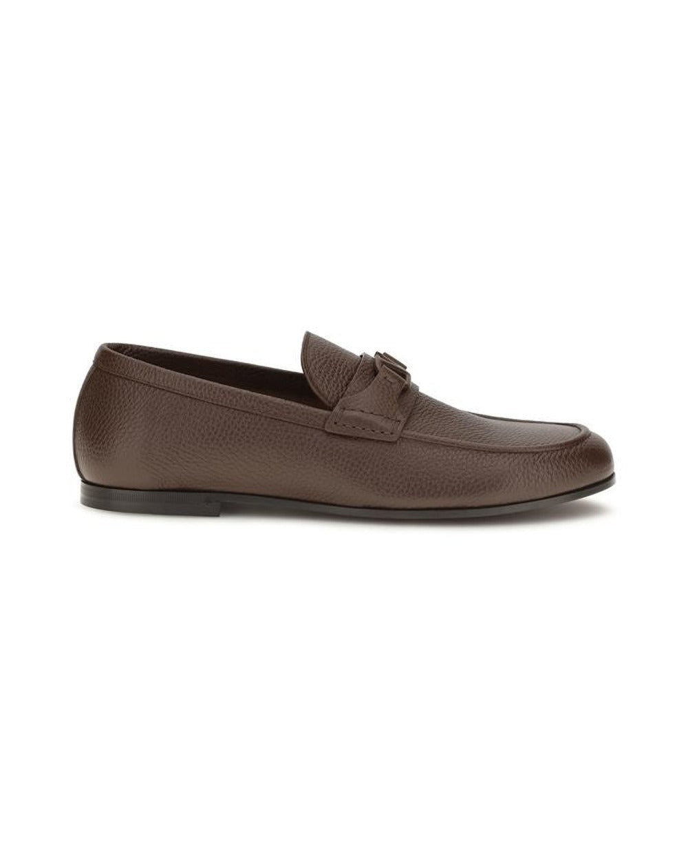 Valentino Garavani Brown Deer Slip-On Loafers