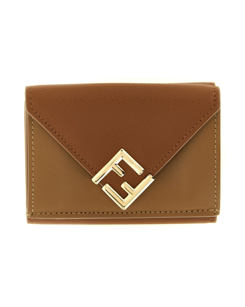 Fendi Brown Calfskin Cardholder
