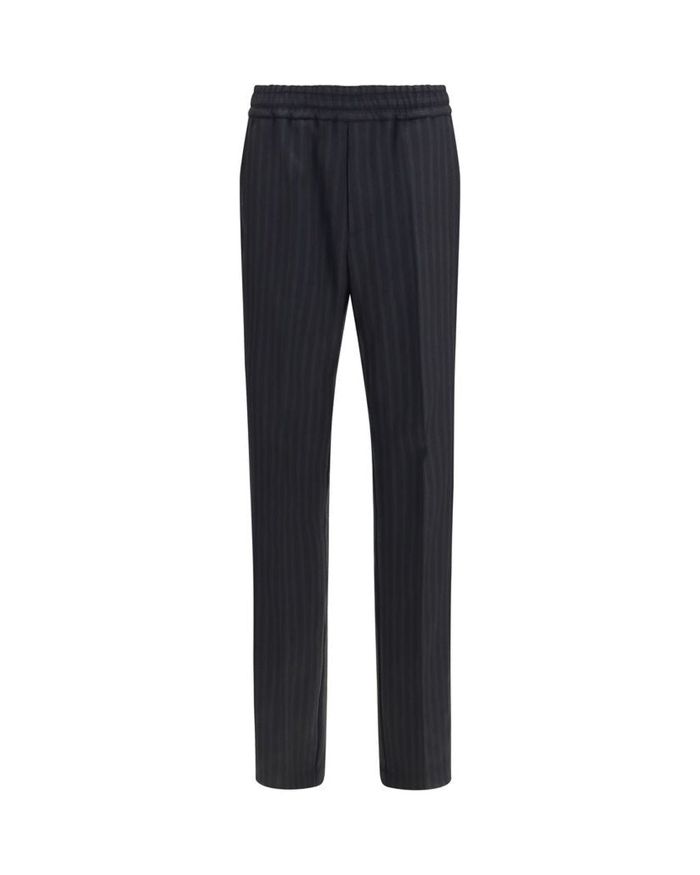 Versace Black Wool Oves Aries Dress Pants