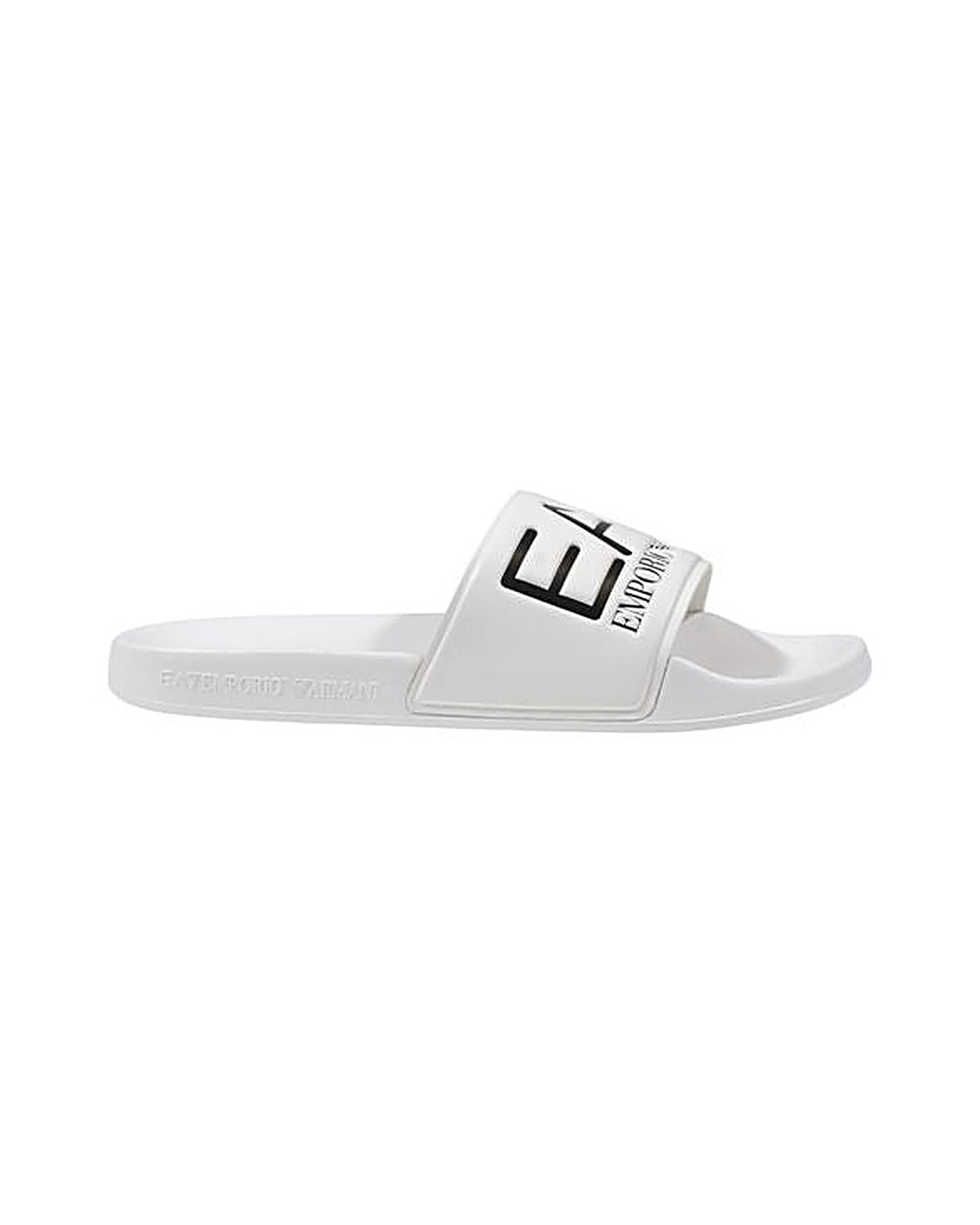 EA7 Emporio Armani White Pvc Slippers