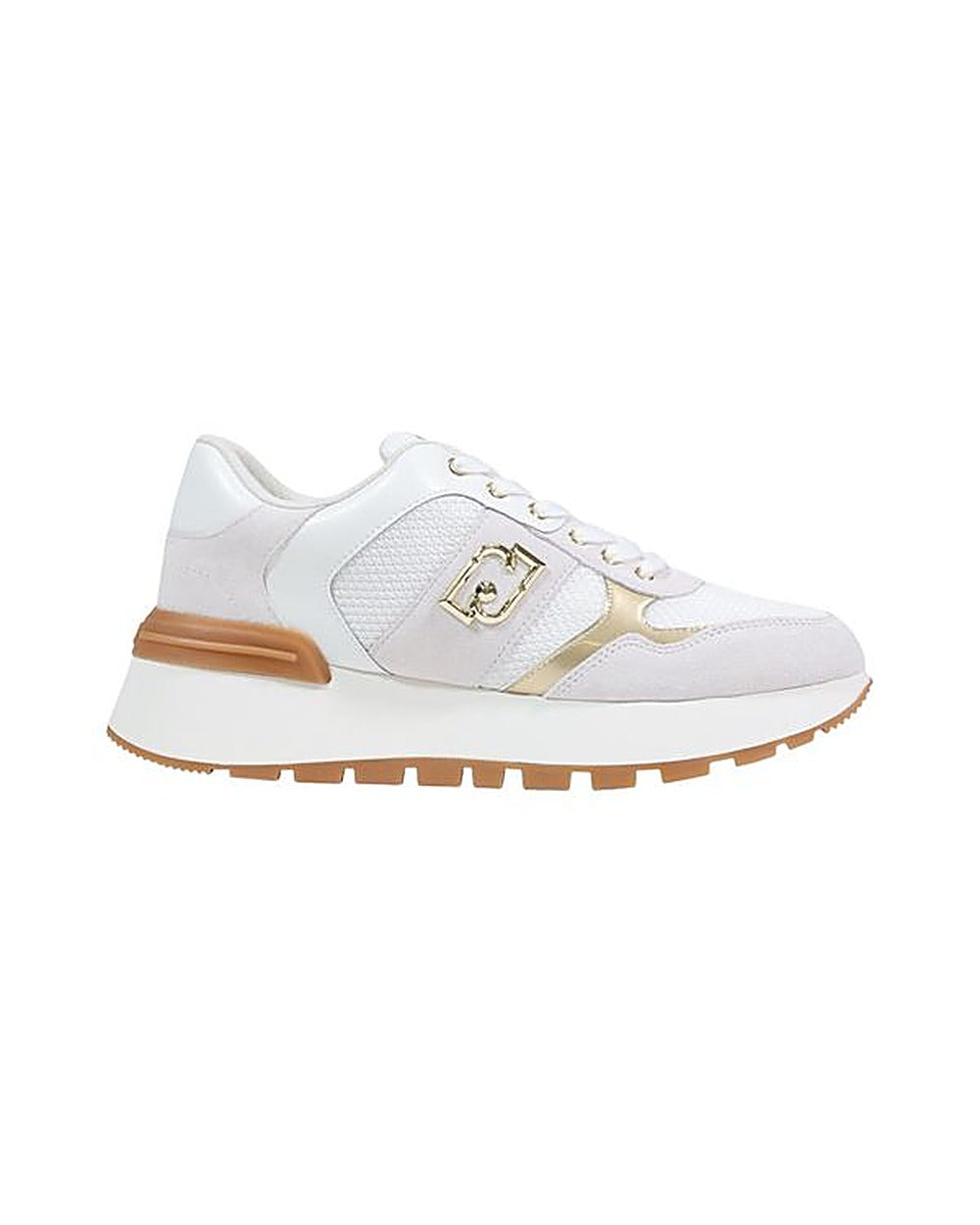 Liu Jo White Artificial Leather Athletic Sneakers