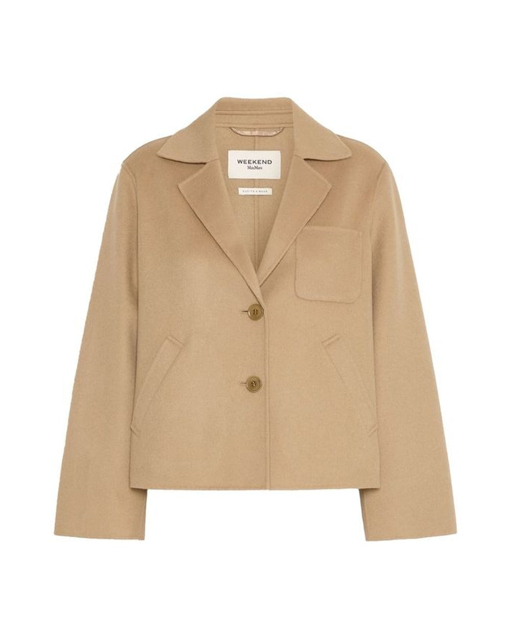 Max Mara Brown Polyamide Full-Length Jacket