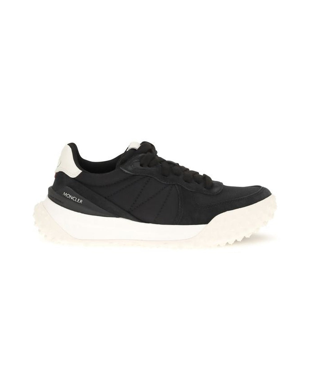 Moncler Black Polyamide Athletic Sneakers