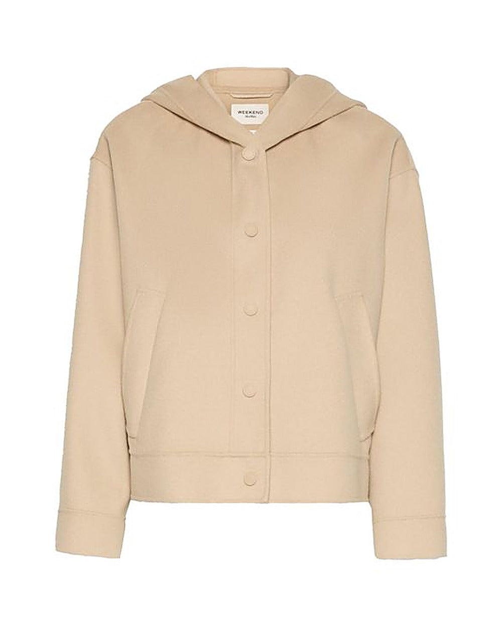 Max Mara Beige Polyamide Full-Length Jacket