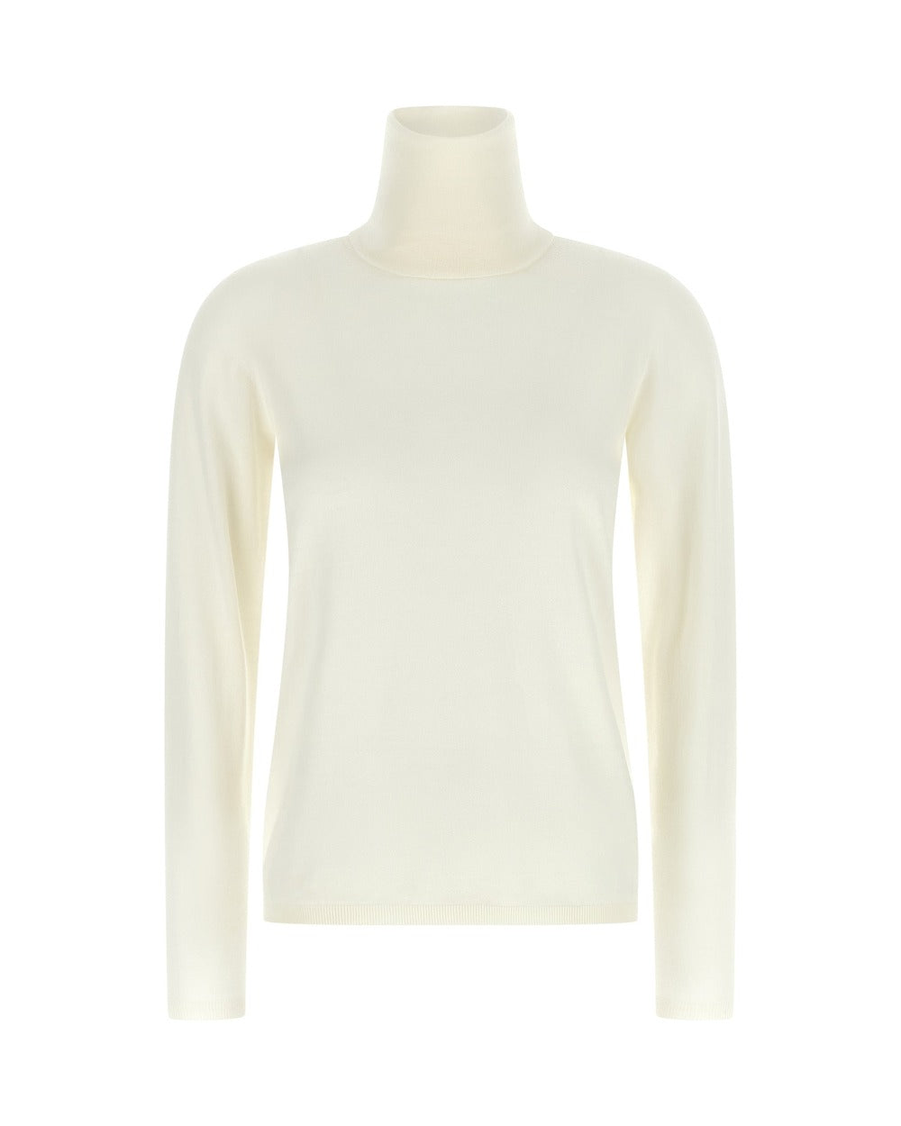 Max Mara White Virgin Wool Cardigan