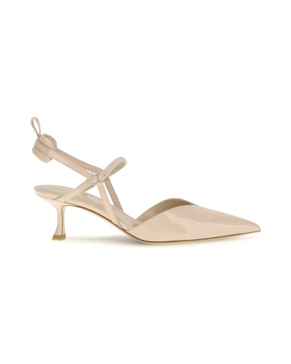 Fendi Beige Calf Leather Bos Taurus Pumps