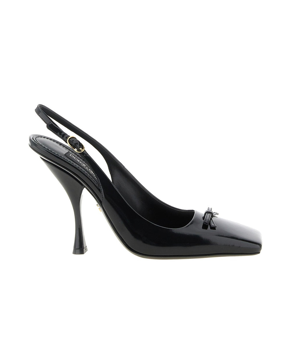 Dolce & Gabbana Black Calfskin High Heel Pumps