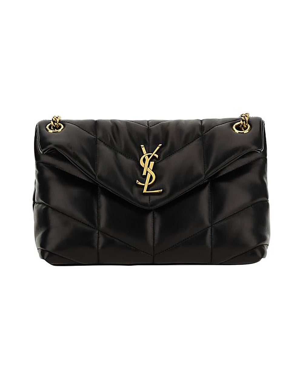 Saint Laurent Black Lamb Leather Shoulder Bag
