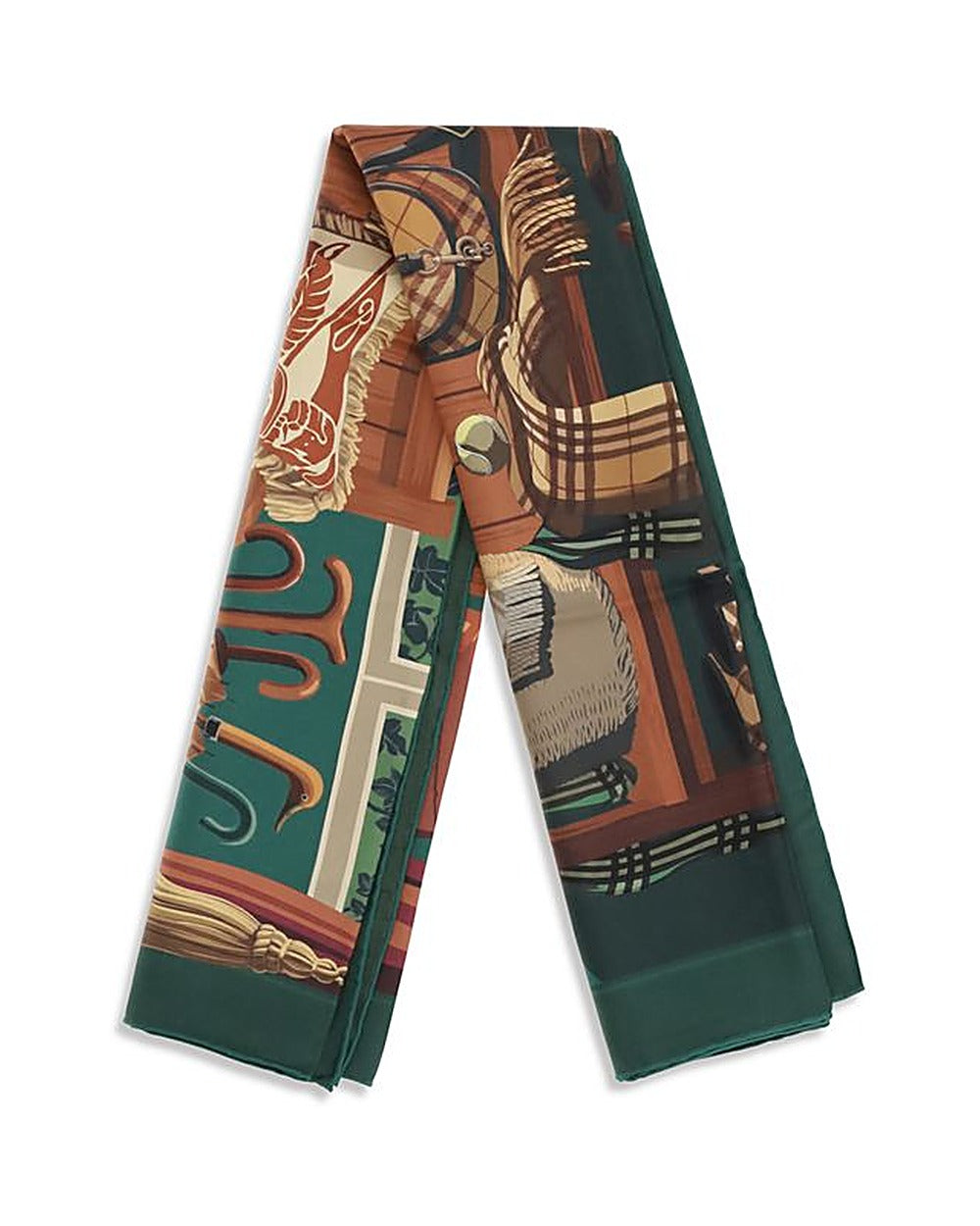 Burberry Bicolor Silk Scarf