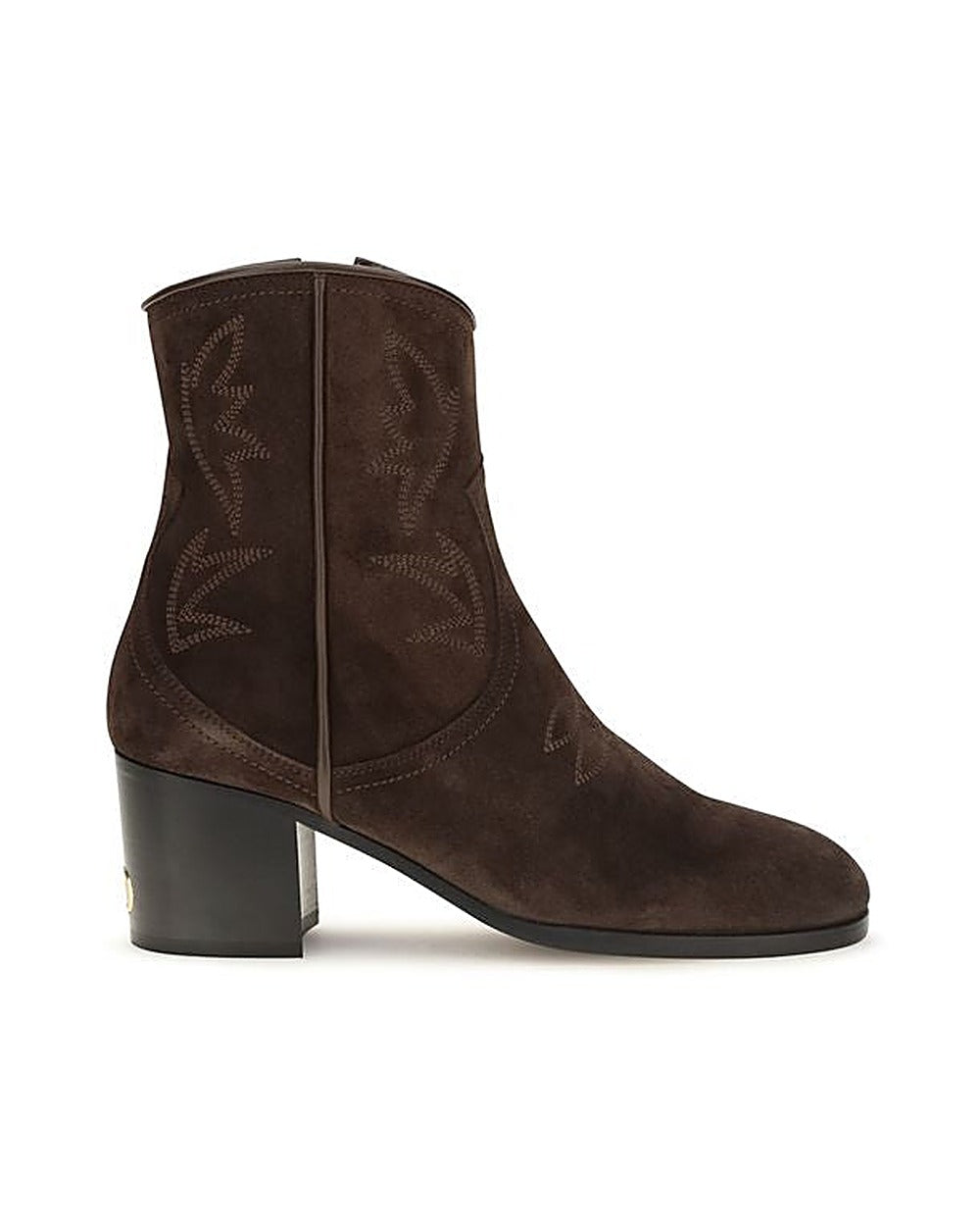 Valentino Garavani Brown Suede Leather Ankle Boots
