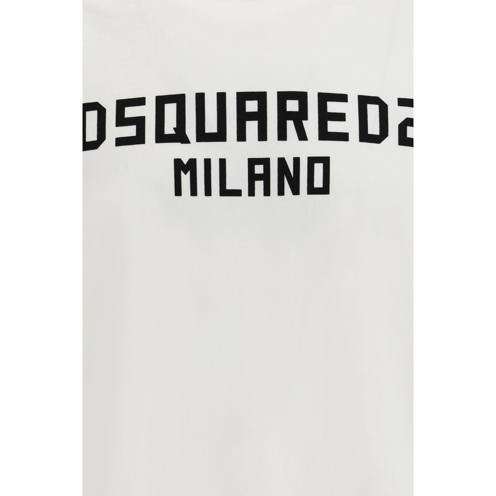 Dsquared2 White Cotton T-Shirt