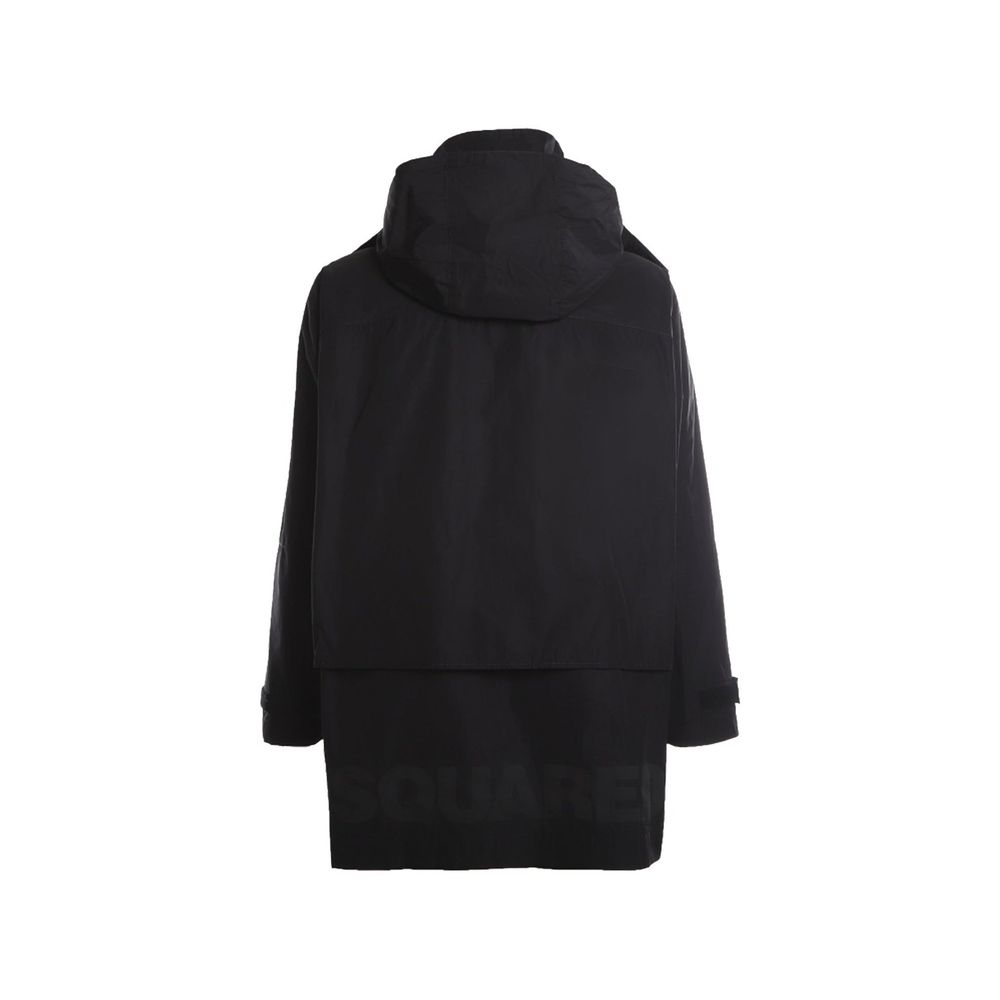Dsquared2 Black Nylon Shell Jacket
