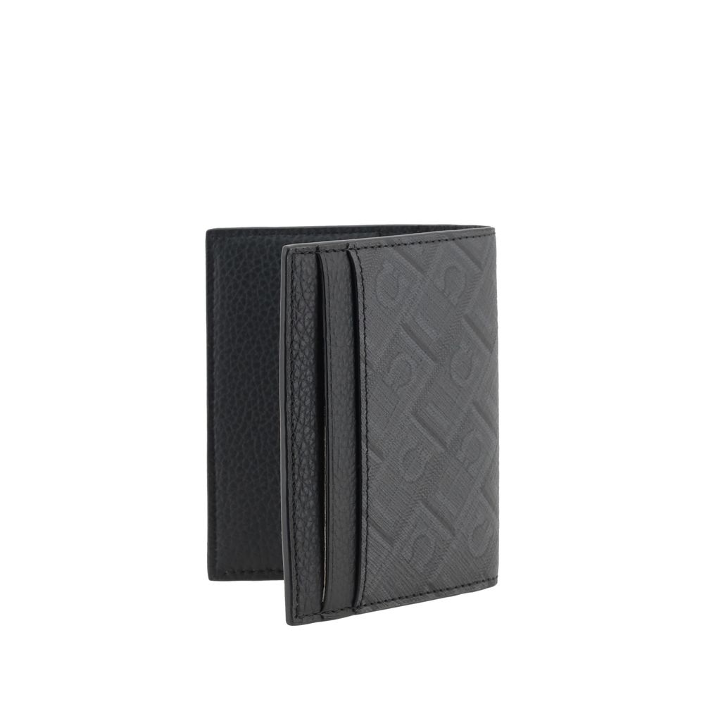 Ferragamo Black Calf Leather Wallet