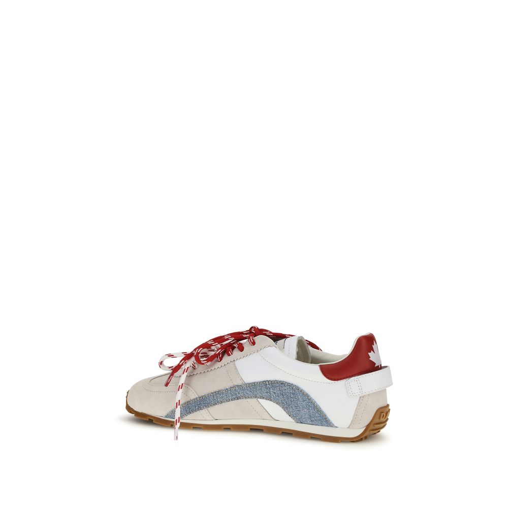 Dsquared2 Multicolour Calf Leather Low Top Sneakers
