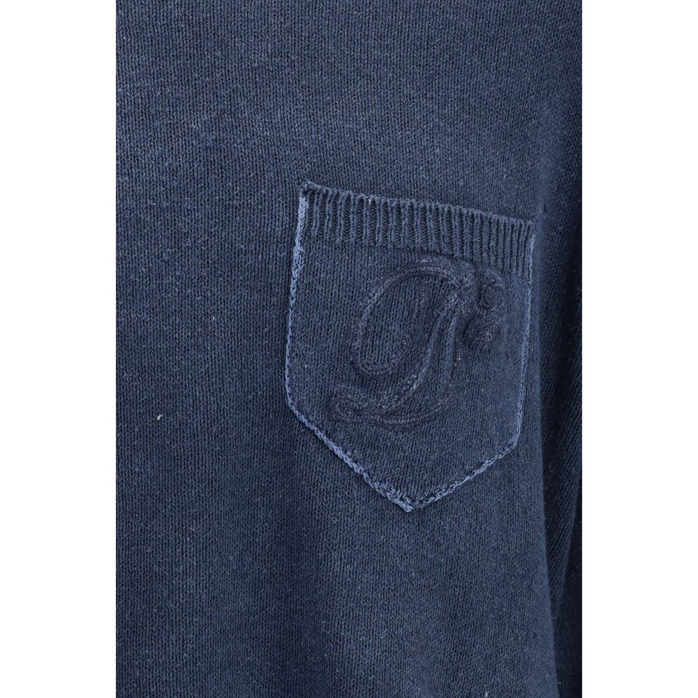 Dsquared2 Blue Polyester Sweatshirt