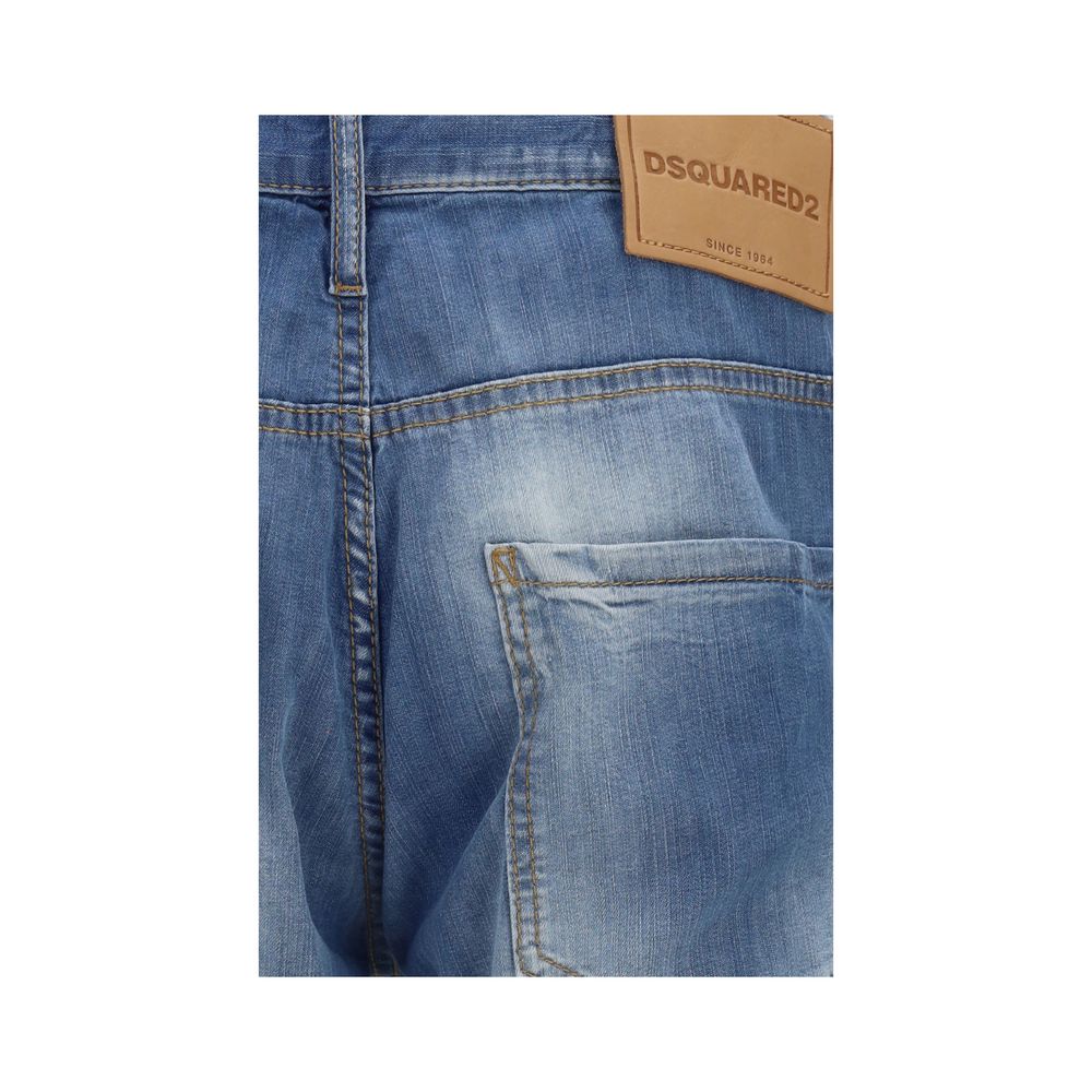Dsquared2 Blue Cotton Jeans Denim
