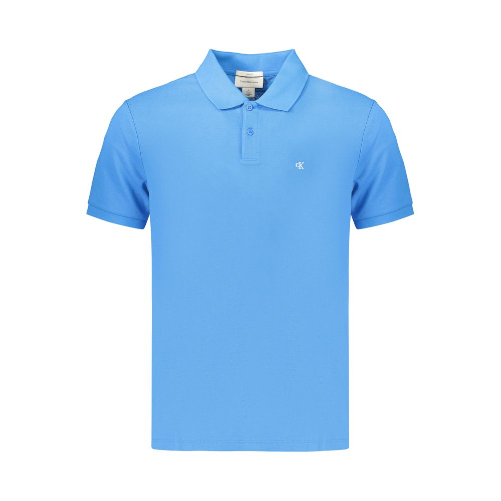 Calvin Klein Light Blue Cotton Polo