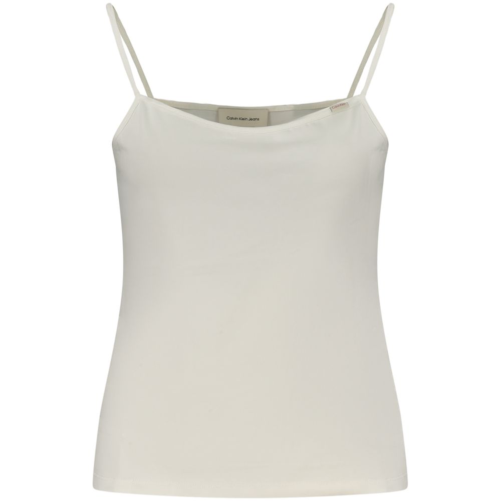 Calvin Klein White Cotton Tank