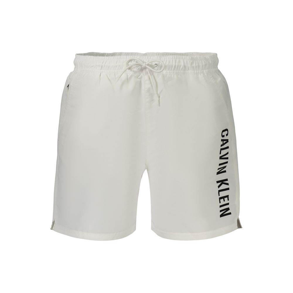 Calvin Klein White Polyester Short